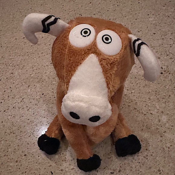 Longhorn stuffed animal By maroonandwhiteball.com Vintage 13-0 Emb On Side  Bevo - Picture 1 of 16